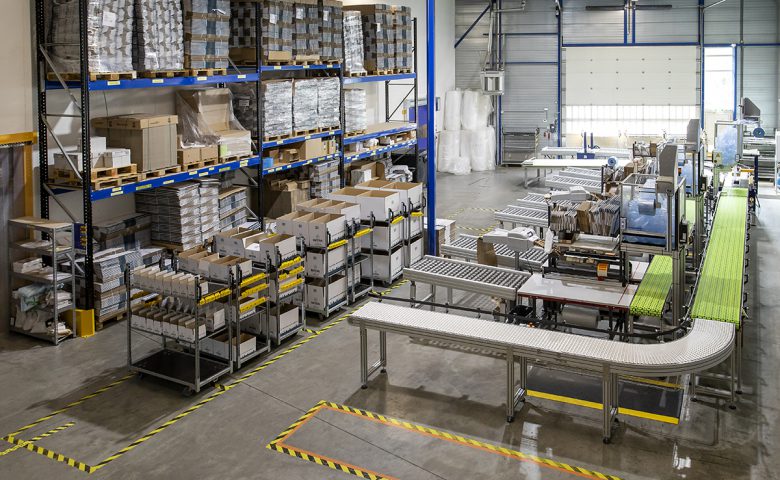 95% of modular conveyor system reused
